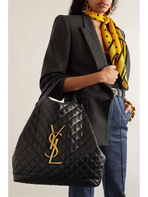 tote icare ysl|ysl large quilted tote bag.